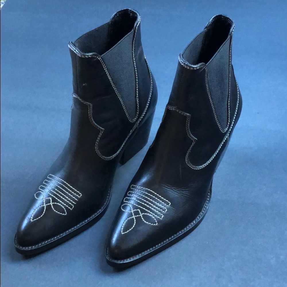 Charles David western style ankle boot